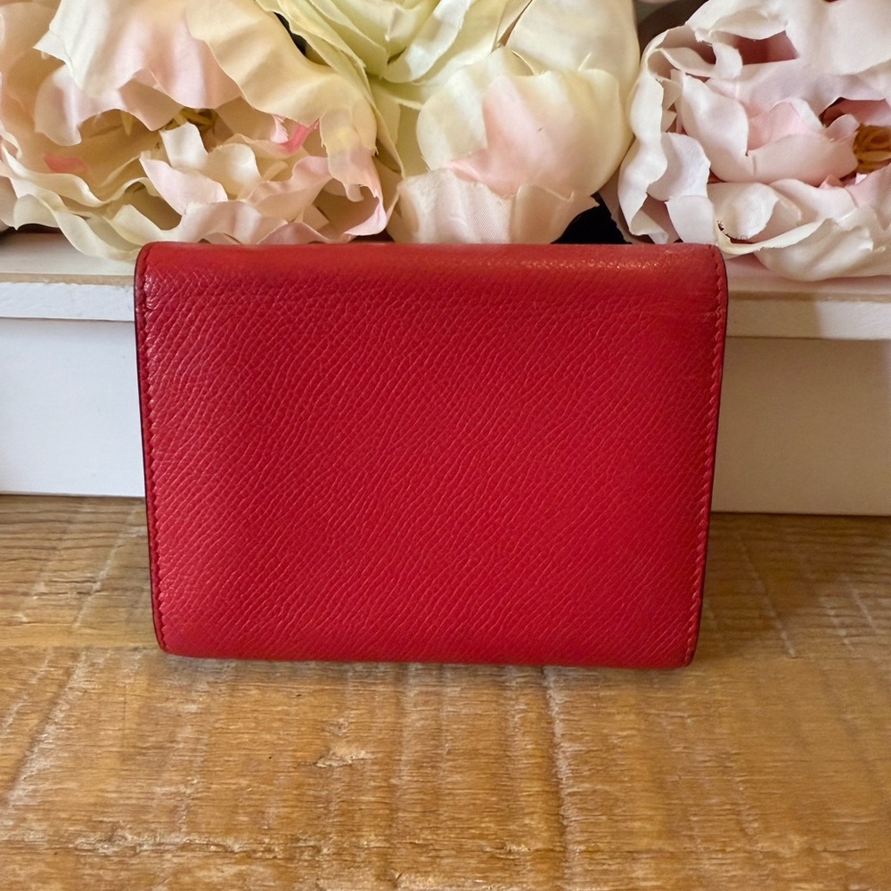 Celine Red Leather Women's Wallet - Picture 2 of 9